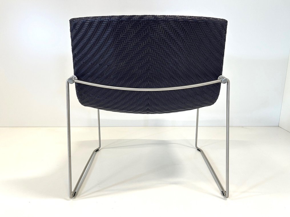 Bonacina - Tito Agnoli - Πολυθρόνα - Chylium Lounge κλείνει. - Acciaio / Polypeel - ΝΕΟ #3.2