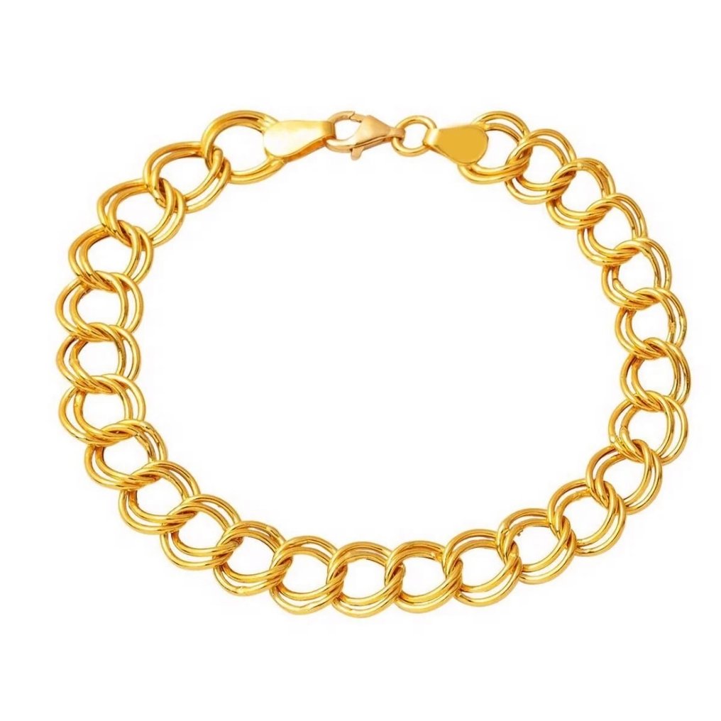 Handmade - Armlænke - 14 karat Gulguld - Galaxy - 9 mm #1.0