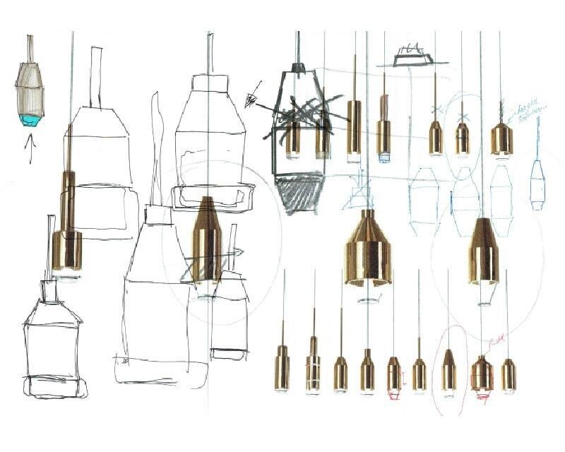 KDLN - David Pompa - Hängelampe - Yuma - Metall, Glas #3.2