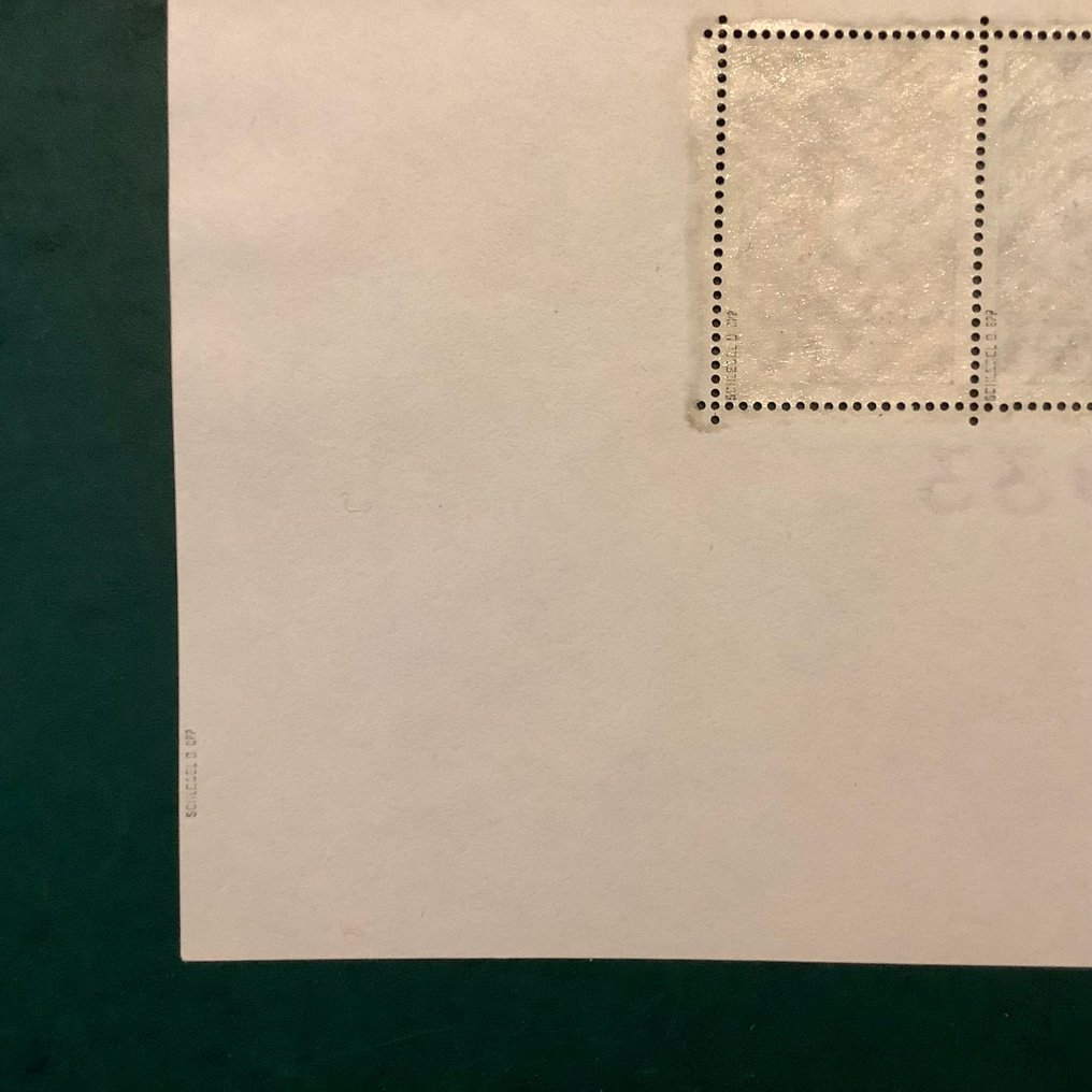 德意志帝国 1933 - Nothilfe blok - gekeurd Schlegel - Michel blok 2 #4.3