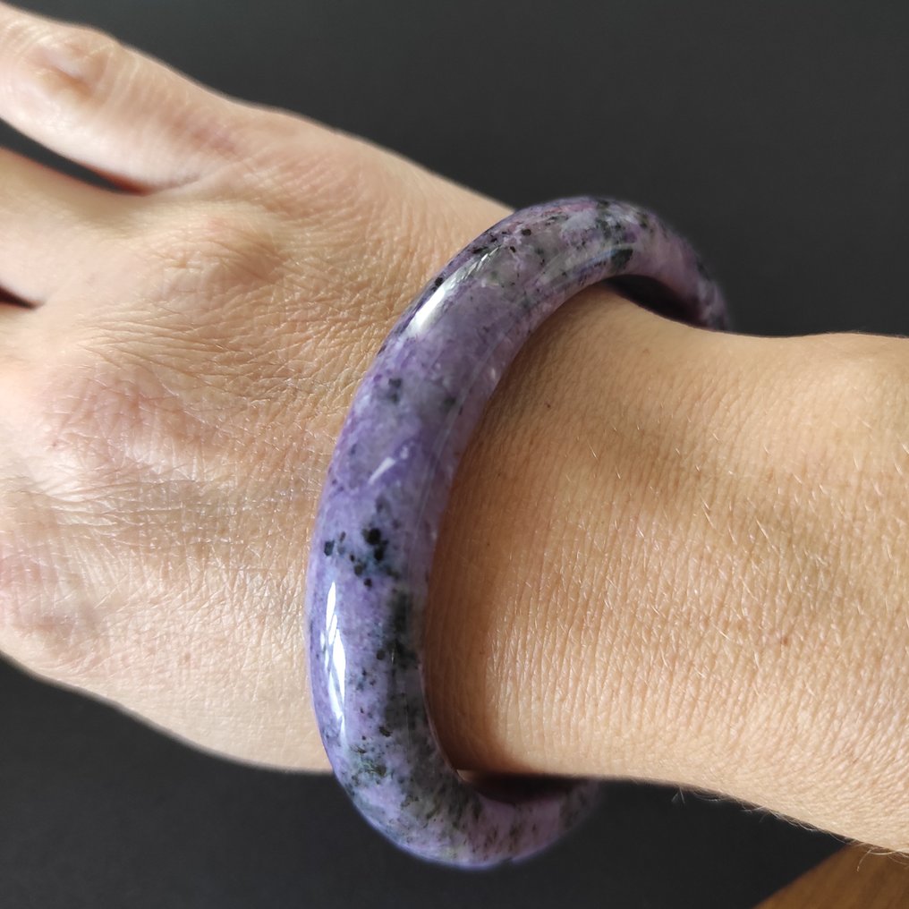 Charoite Bracelet - Height: 20 cm- 50 g - (1) #1.0