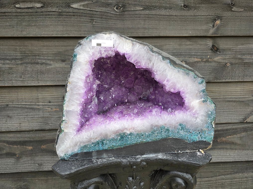 XL Amethyst Geode Amethyst - Ύψος: 26 cm - Πλάτος: 34 cm- 18.56 kg #1.0
