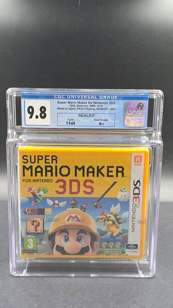 Nintendo - 3DS - Super Mario Maker for Nintendo 3DS (GBR) CGC 9.8 Sealed A++ - Videojuego - En la caja original sellada #1.0