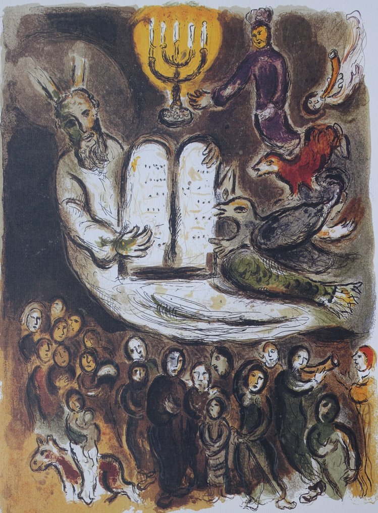 Marc Chagall (1887-1985) - Moïse et les tables de la loi #1.0