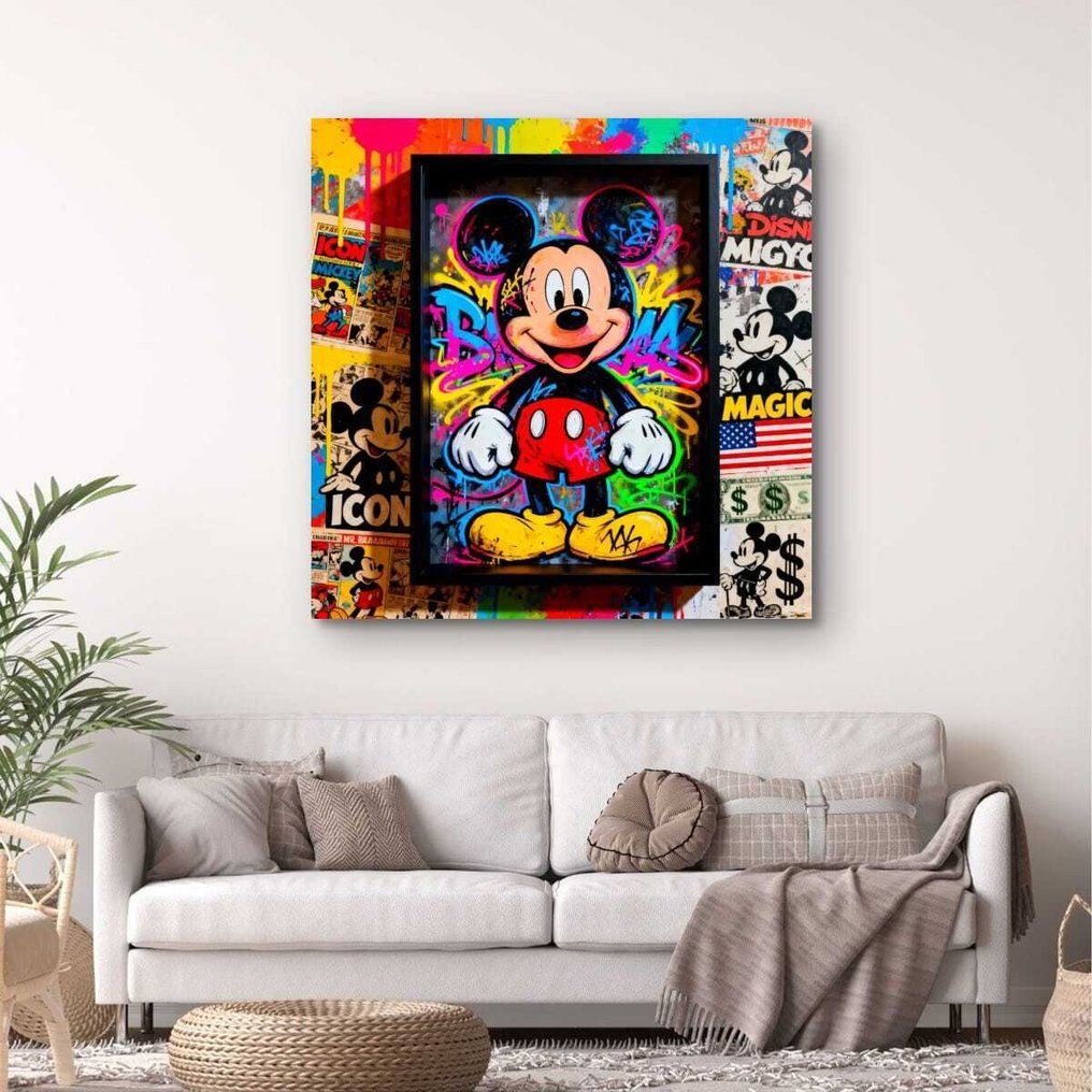 Urban3DArt (1971) - Vibrant Mickey Limited Edition #4.3