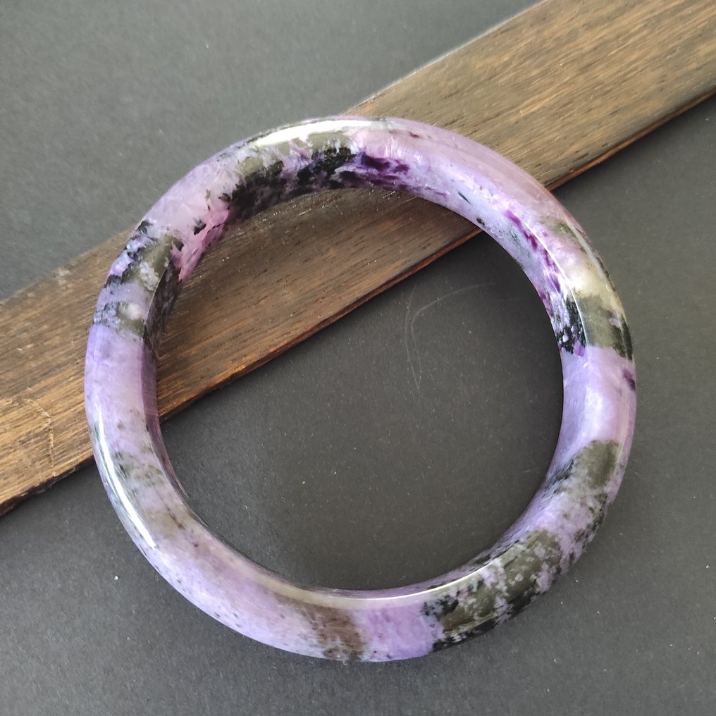 Charoite Bracelet - Height: 20 cm- 60 g - (1) #3.2
