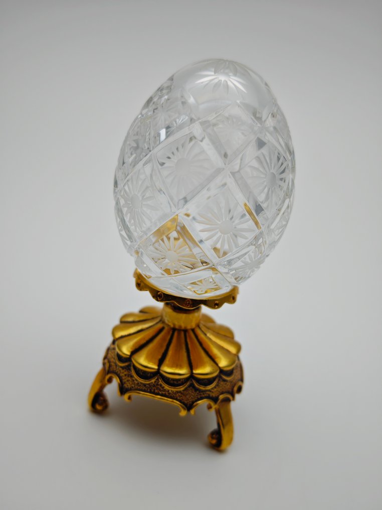 Fabergé egg - Fabergé Style Crystal Egg Numbered 0625 - Crystal #1.0