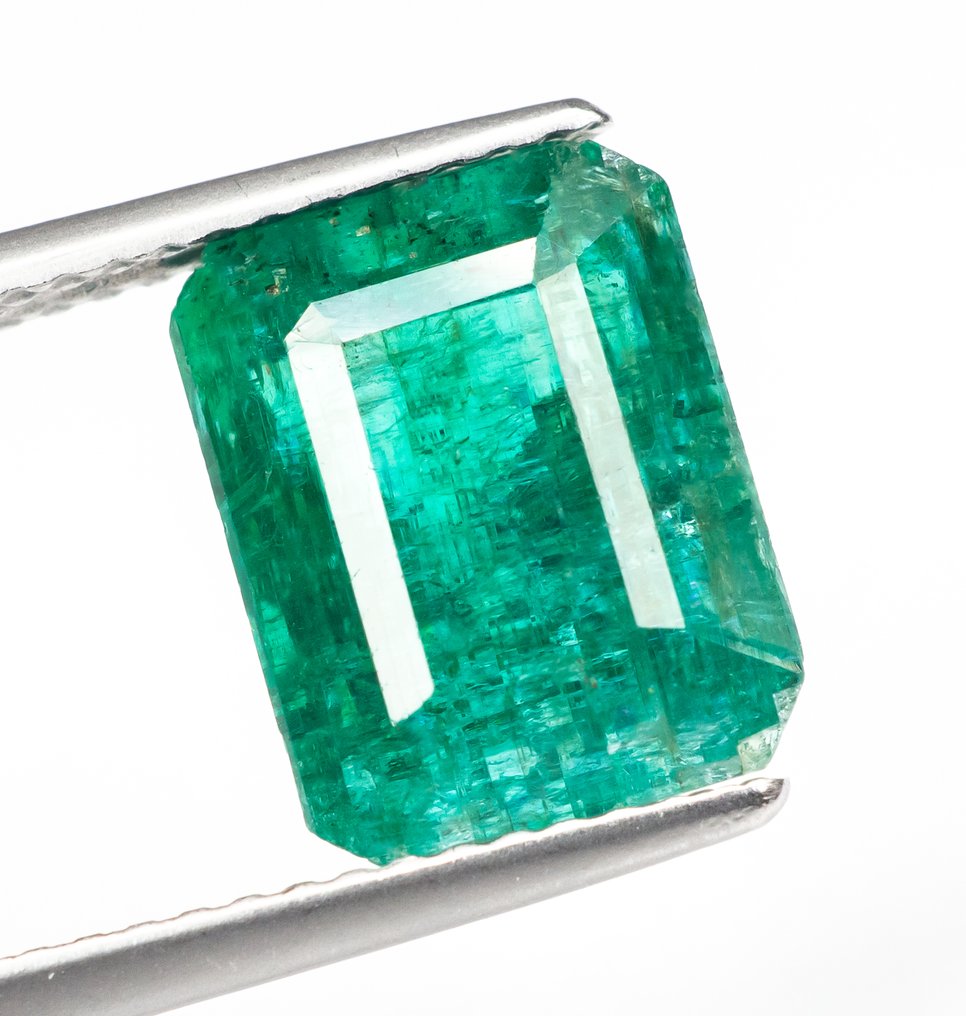 Ingen mindstepris Smaragd  - 4.87 ct - International Gemological Institute (IGI) - Dyb blålig grøn #1.0