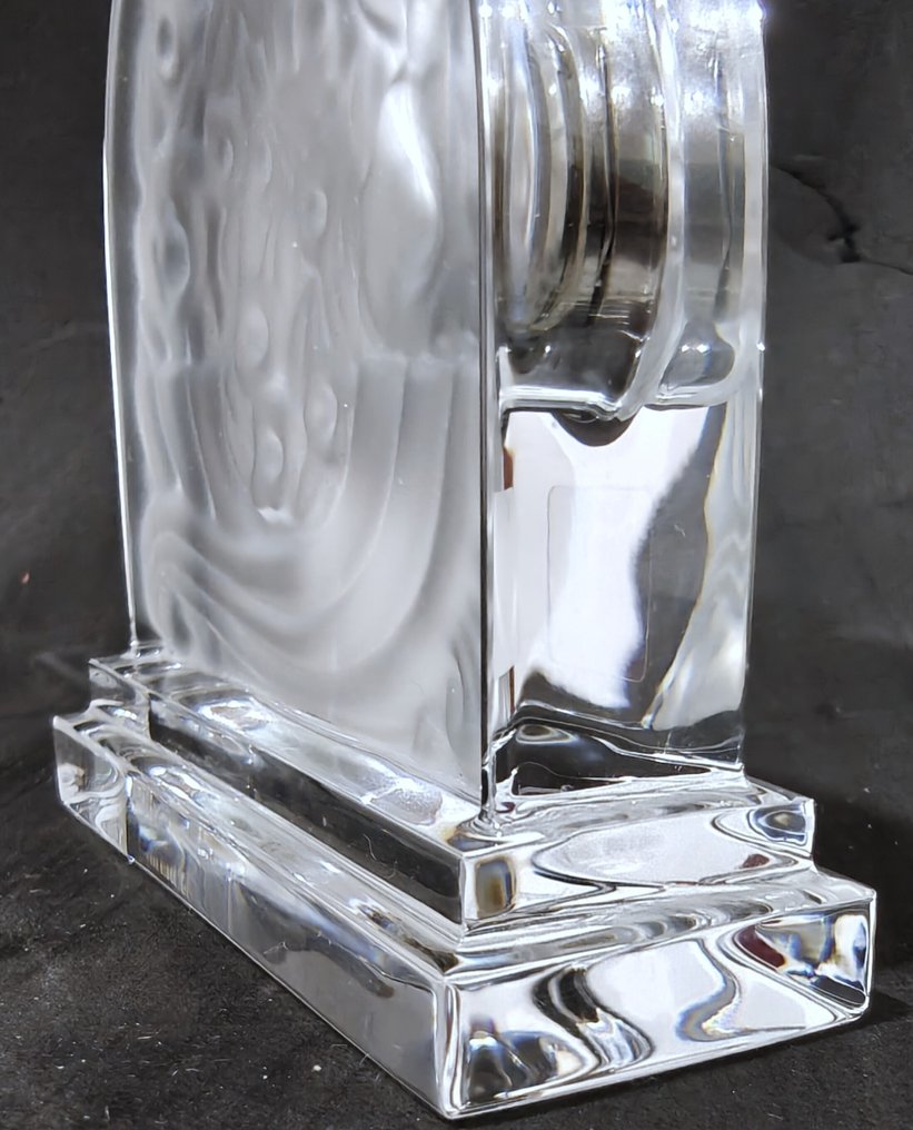 Table/desk clock - Baccarat -  Art Deco Crystal - 1970-1980, 1980-1990 - Full set box + papers #4.3