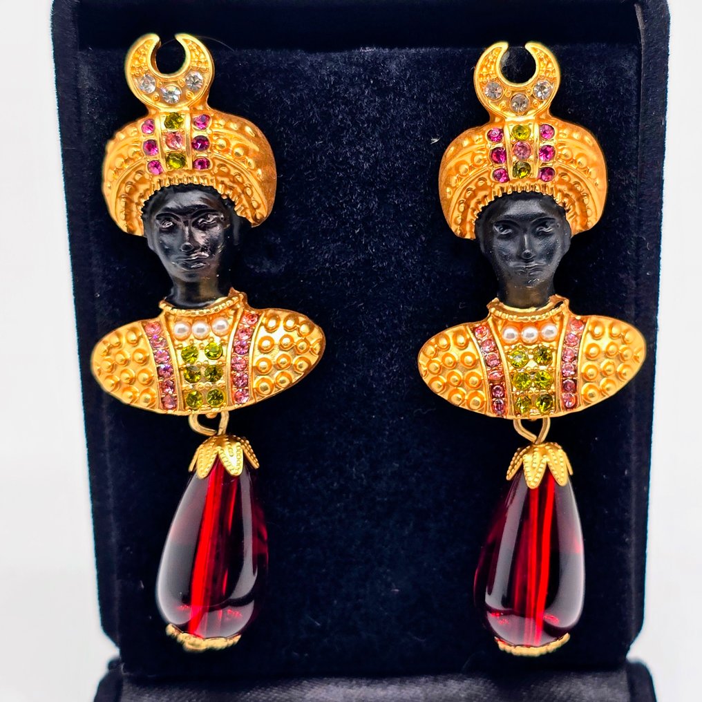 Other brand - 鍍金 - 耳環 - Askew London Blackmoor #1.0