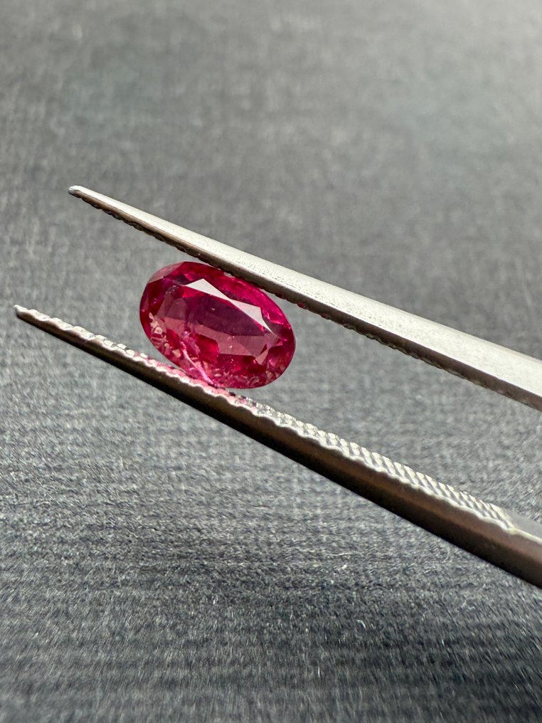 1 pcs  红色 红宝石  - 0.65 ct - 安特卫普宝石检测实验室（ALGT） #2.1