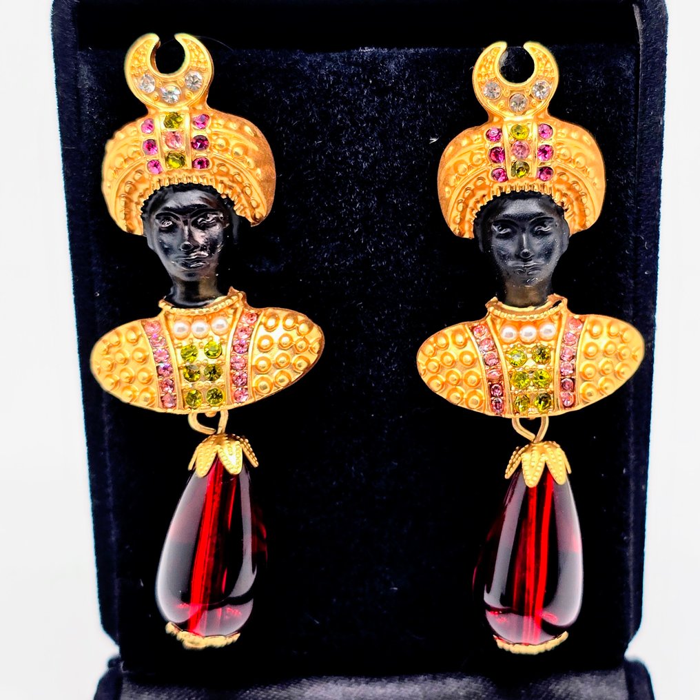 Other brand - 鍍金 - 耳環 - Askew London Blackmoor #3.2