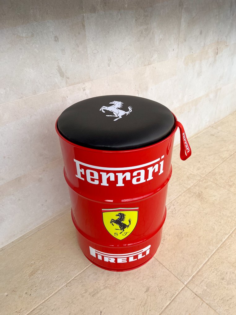 Ferrari Themed Red Barrel Chair - PK Werks #2.1