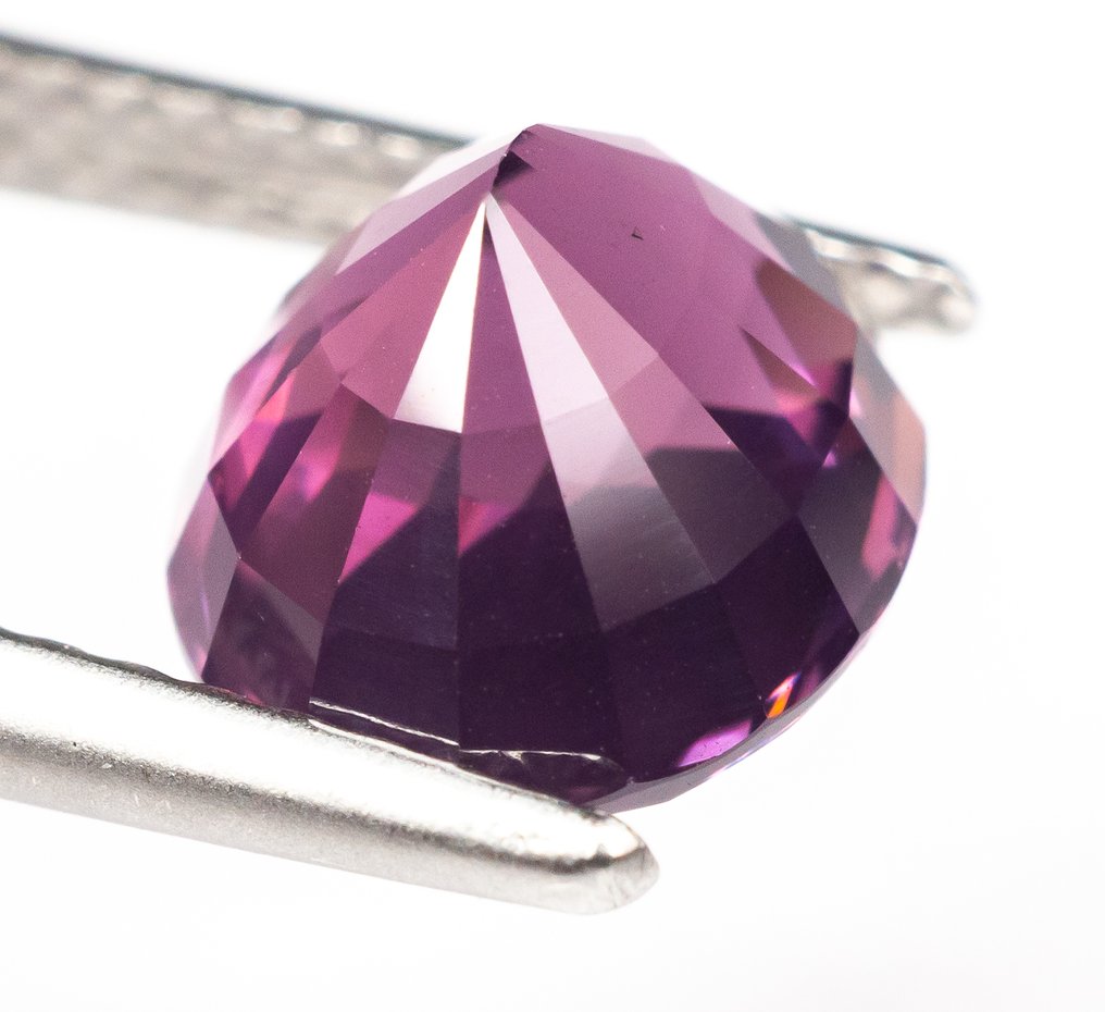 Sin Precio de Reserva Espinela - 2.65 ct - Antwerp Laboratory for Gemstone Testing (ALGT) - Rosado violáceo profundo #4.3