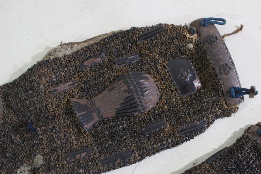 Πανοπλία - Ιαπωνία - Shiwa Fukube Kote του Samurai Yoroi : E3-101 Edo Period (1600-1868) #1.0