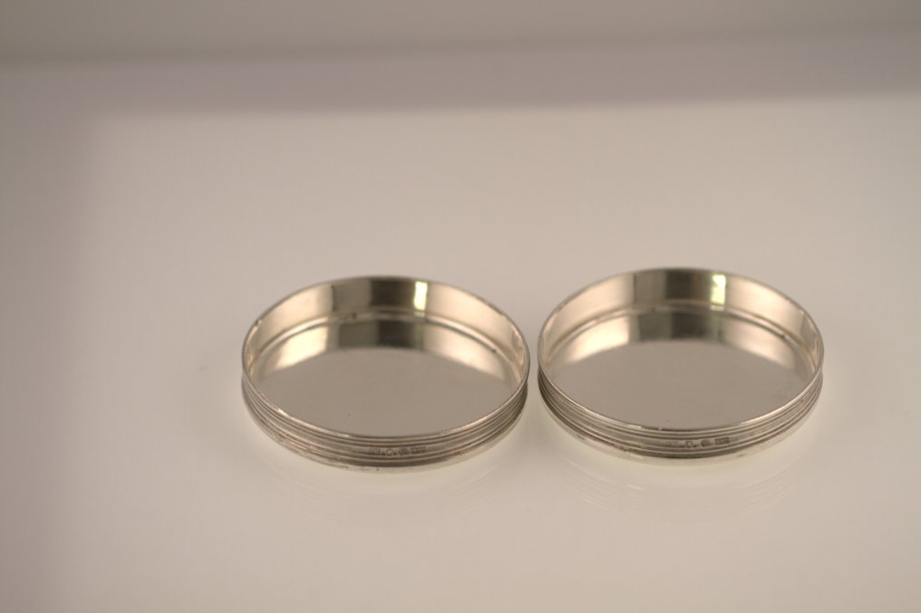 GAB Guldsmedsaktiebolaget I Stockholm - Carl Fredrik Carlman - Scatola (2) - .830 argento #1.0