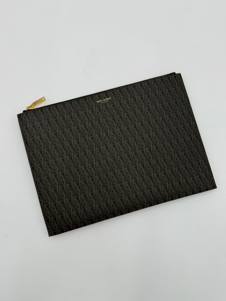 Saint Laurent - Pouch Classique Toile Monogram - Τσάντα #4.3