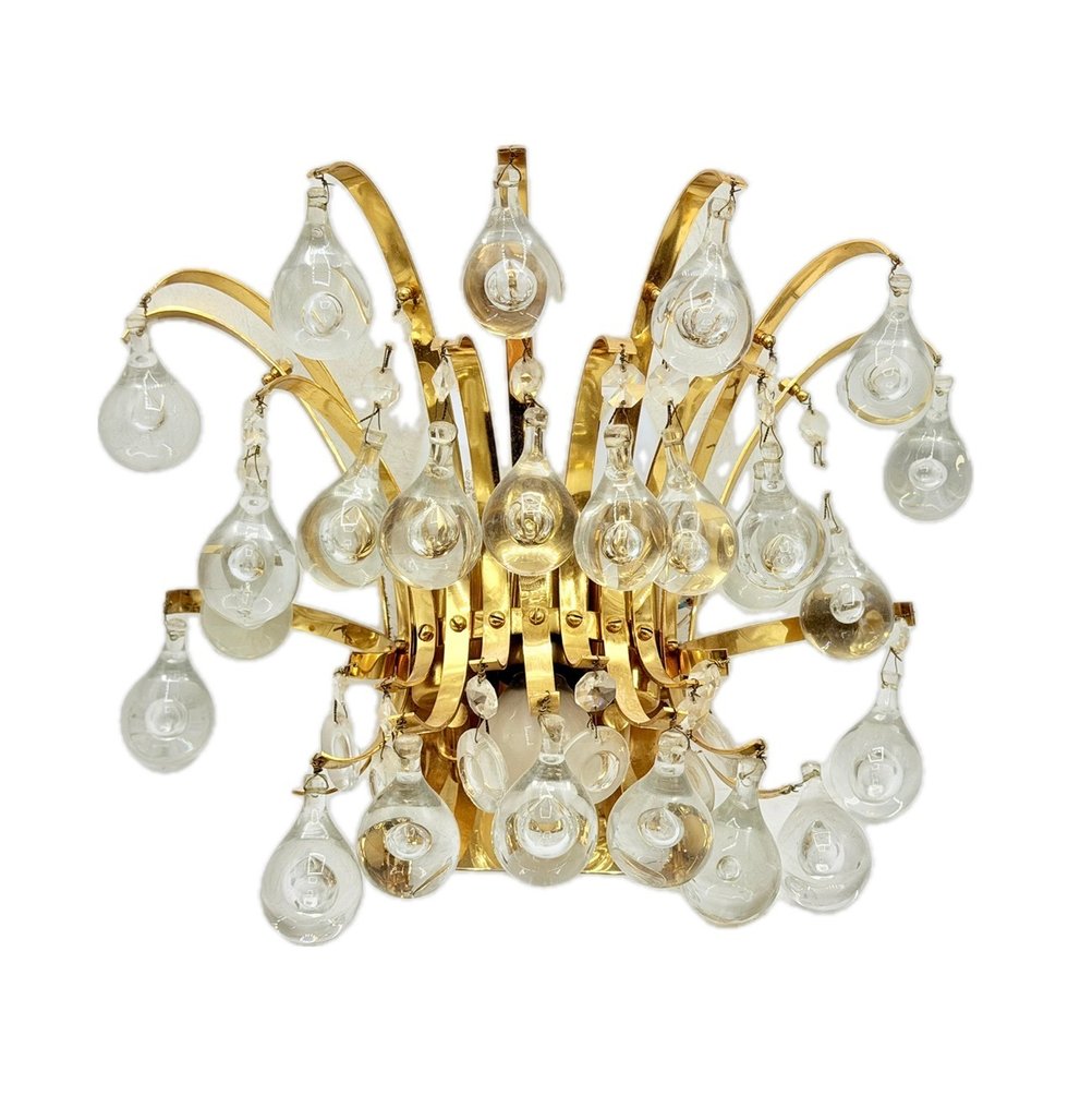 Christoph Palme - Lampe - Messing, Krystal - Murano #1.0