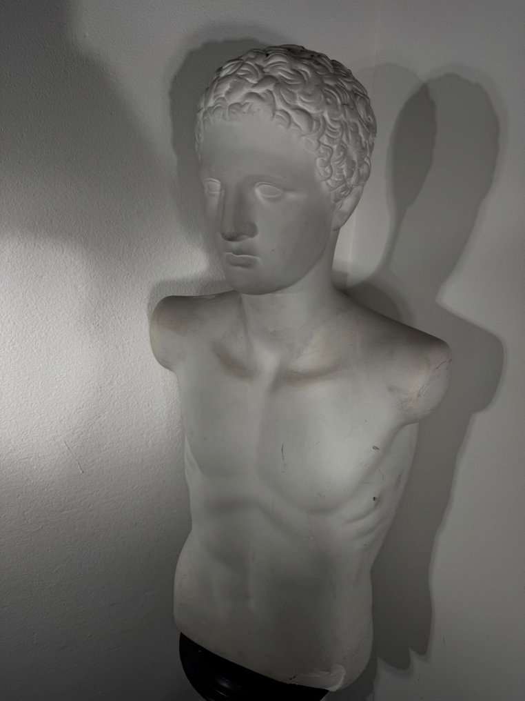 Scultura, Busto maschile classico - 75 cm - Gesso #2.1