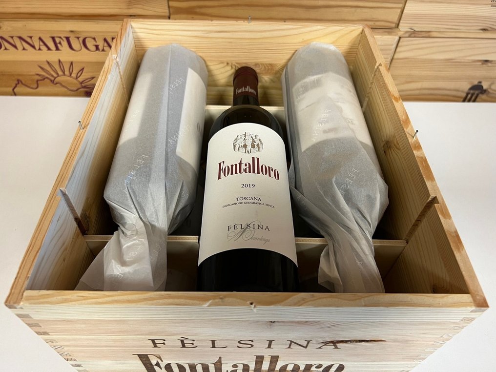 2019 Fattoria di Felsina, Fontalloro - Toscana IGT - 6 Flasker (0,75 L) #1.0
