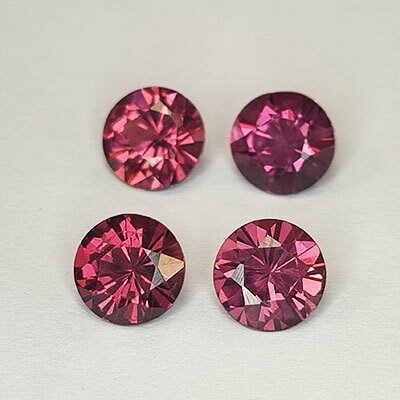 4 pcs Gránát - 4.08 ct - Antwerpeni Drágakővizsgálati Laboratórium (ALGT) #4.3