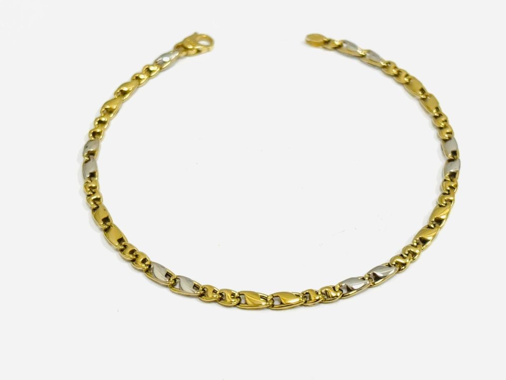 Bracelet - 18 carats Or jaune, Or blanc - Fabriqué en Italie #2.1