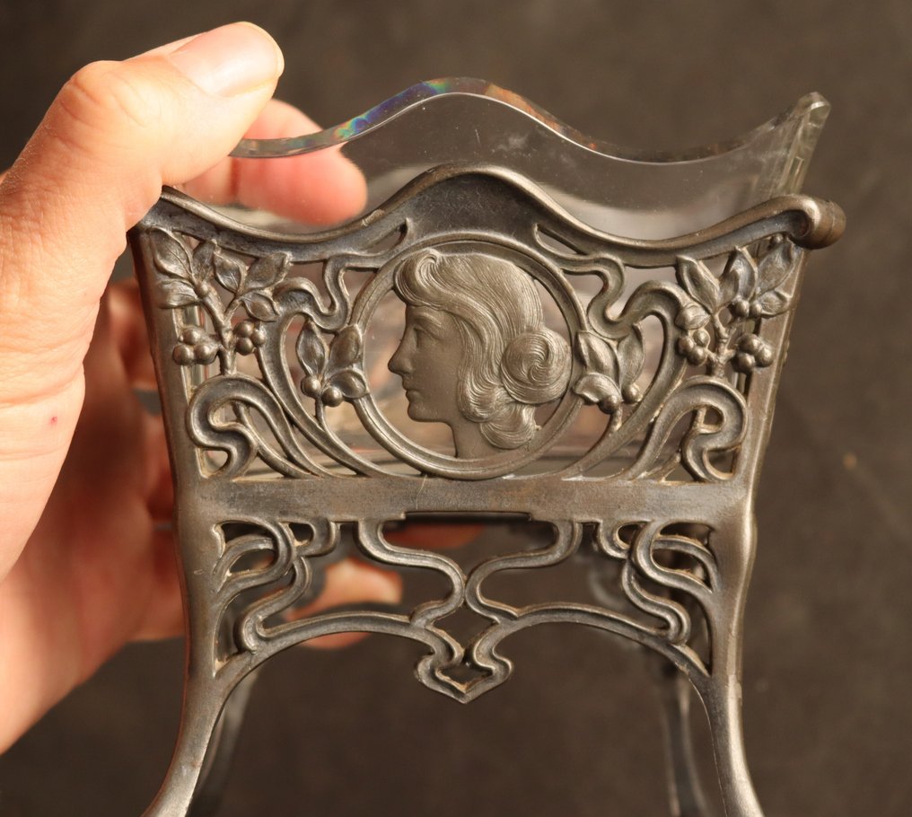 Art Nouveau - Jardinière - Vetro, Metallo #3.2