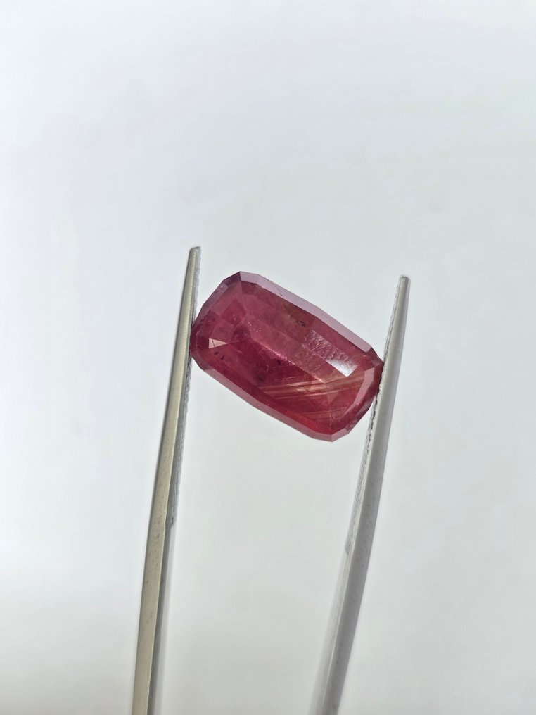 1 pcs  Piros Rubin  - 8.90 ct - Lotus Gemology - Nincs fűtés - mély rothadás #1.0