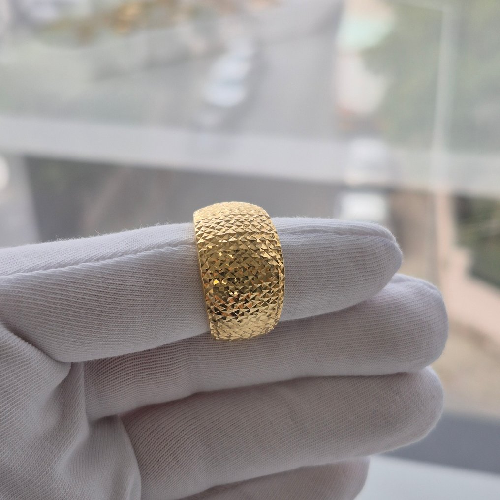 Sormus - 18 kt. Keltakulta - Diamond Cut 3D classical #2.1