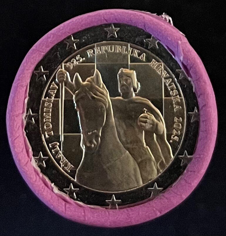 Kroatië. 2 Euro 2025 "King Tomislav" (25 stuks) in zichtrol  (Zonder minimumprijs) #1.0