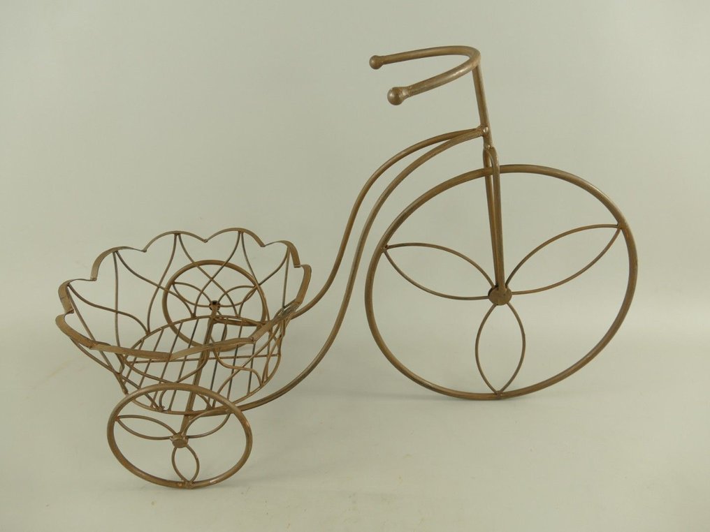 Virágcserép - Fém - Kerékpár modell #1.0