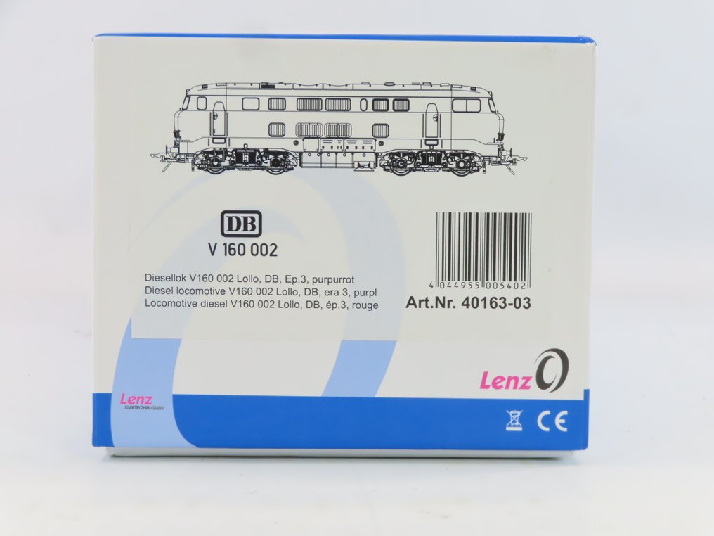 Lenz 0轨 - 40163-03 - 柴油液压机车 (1) - BR 216 “Lollo” 配备全音，数字连接。 - DB #3.2