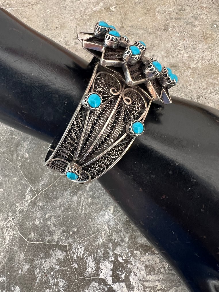 手链 - 银 - 埃及 - 20世纪 #4.3