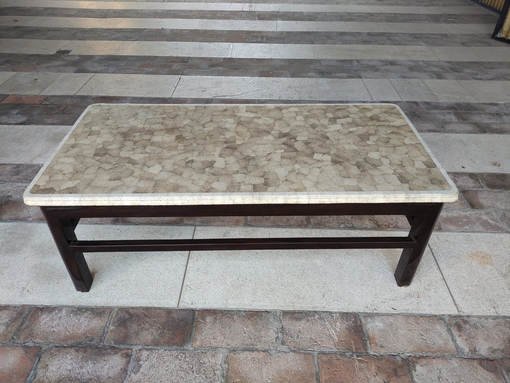 Centre table - 桃花心木 - 蛋壳 #1.0