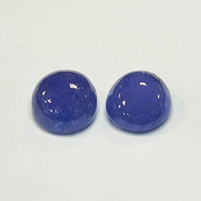 2 pcs  藍色, 紫羅蘭色 坦桑石  - 11.45 ct - Antwerp Laboratory for Gemstone Testing (ALGT) #2.1