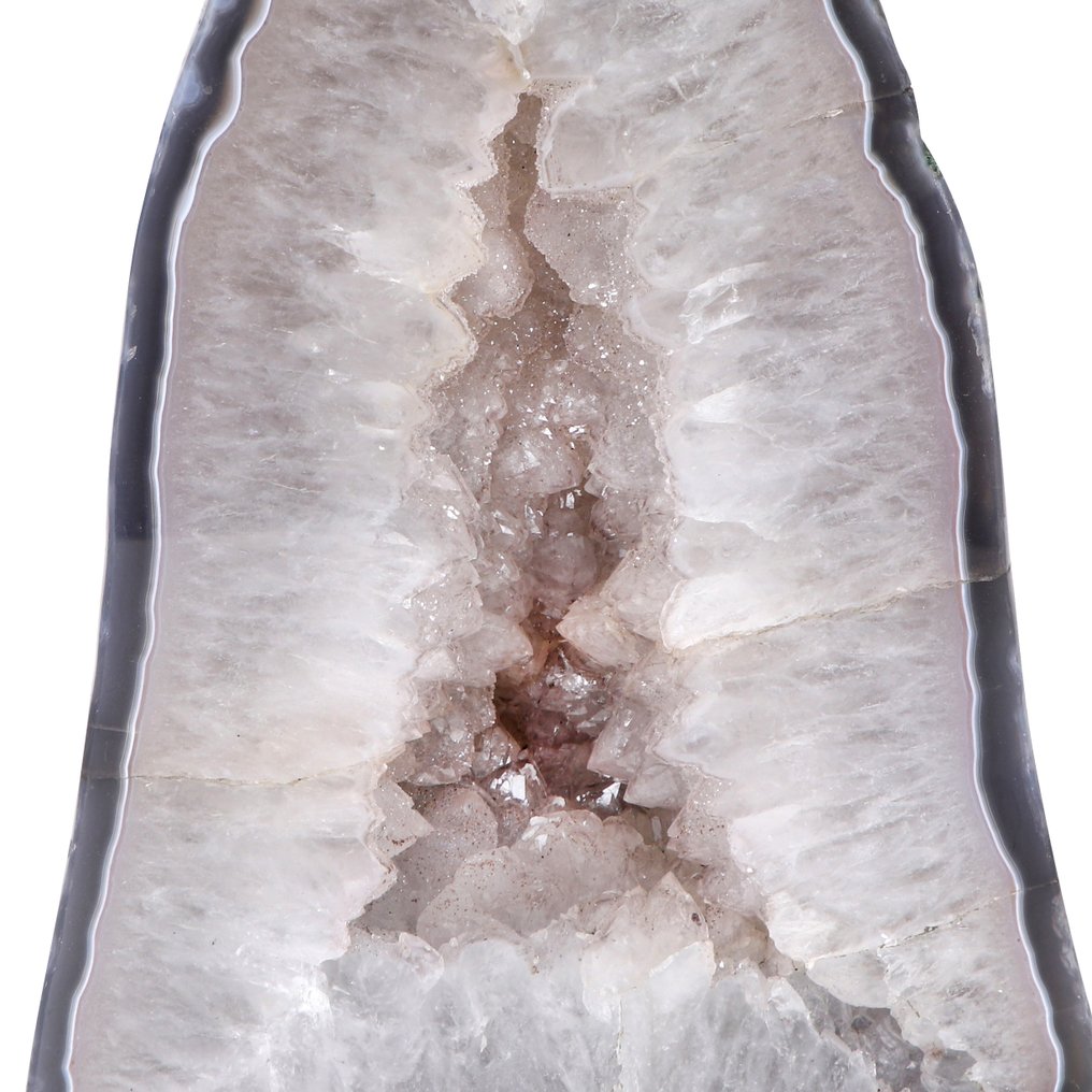 Polished Backside! - Amethyst & Agate - Geode - 36x23x11 cm- 12.8 kg #4.3