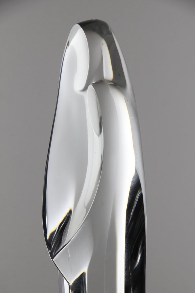 Val Saint Lambert - Statuetta - Madonna met kind - Kristalglas #3.2