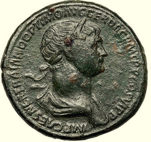 Império Romano. Trajano (98-117 d.C.). Sestertius Rome - Felicitas #1.0