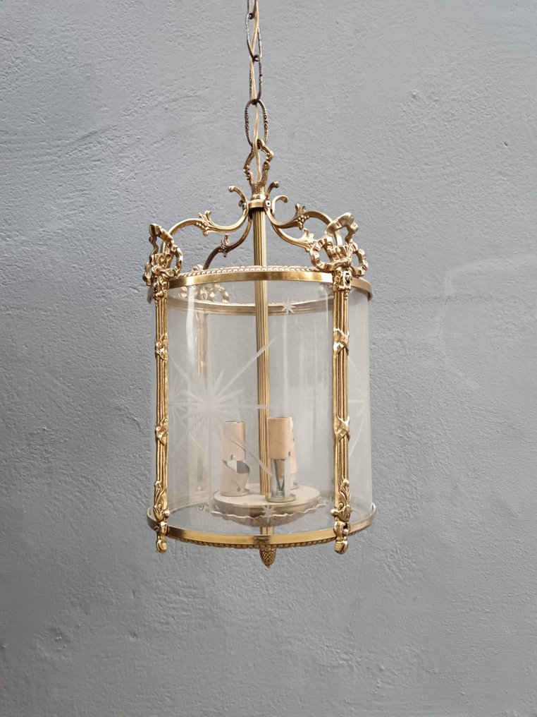 Κρεμαστό φωτιστικό - Κρύσταλλο, Ορείχαλκος - Φάρος #3.2