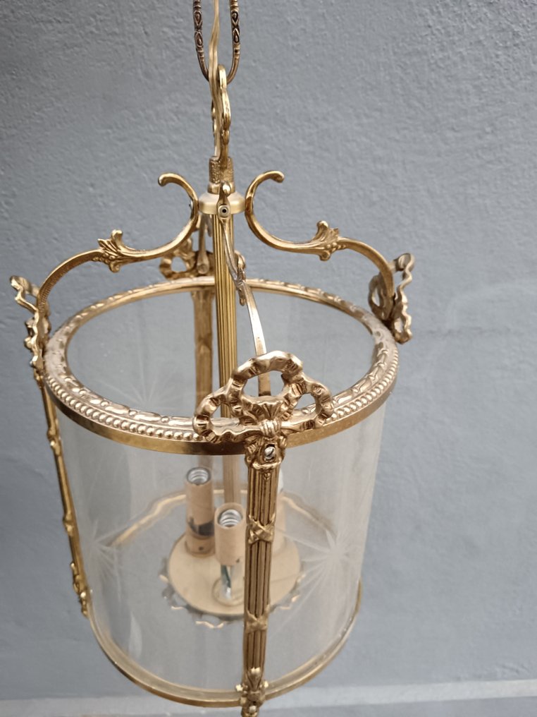 Κρεμαστό φωτιστικό - Κρύσταλλο, Ορείχαλκος - Φάρος #4.3