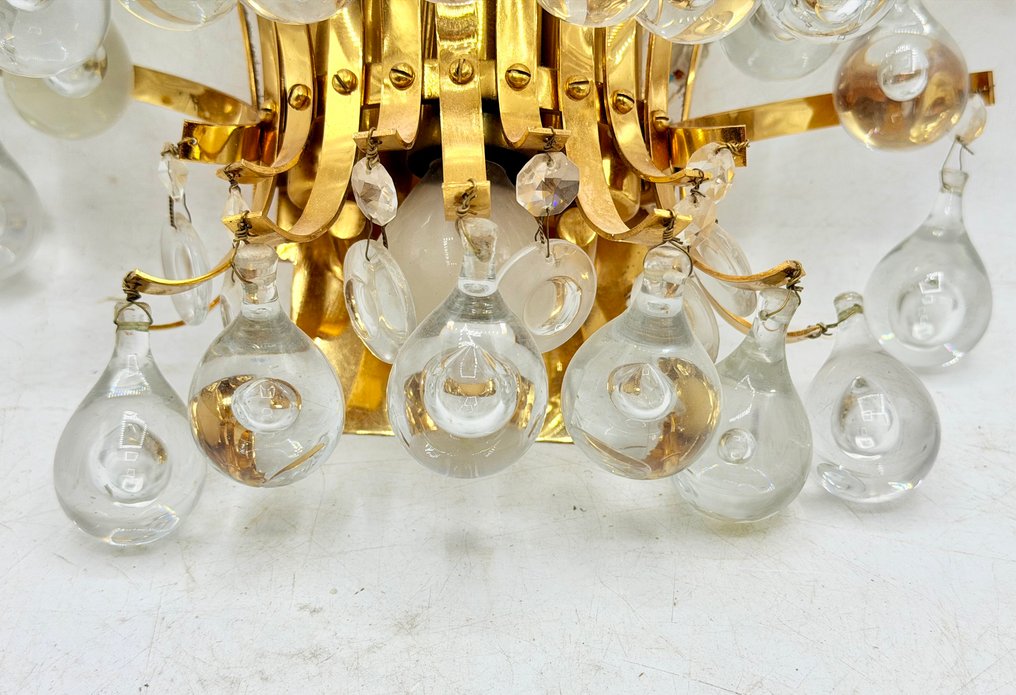 Christoph Palme - Lampe - Messing, Krystal - Murano #3.2