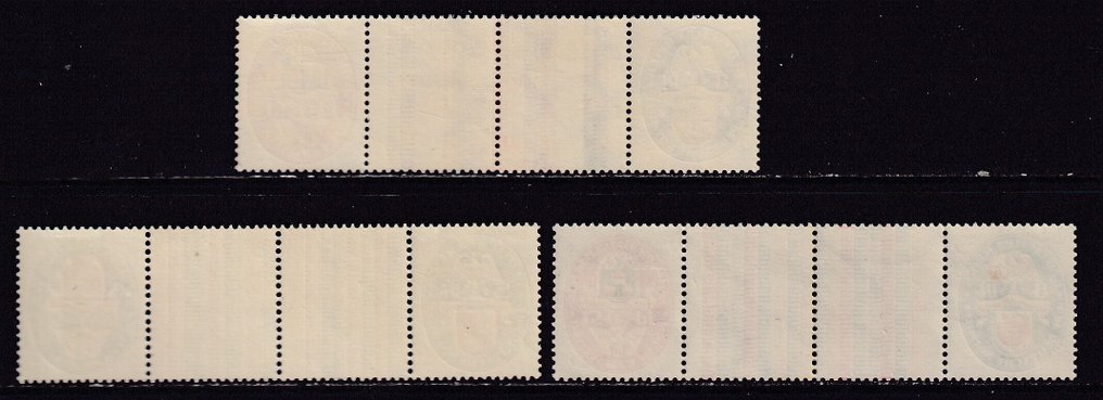 Deutsches Reich 1928/1929 - Composite prints from H sheets and MHB. - Michel: KZ10.13,15,W34/w36,S50/53,S72 #2.1