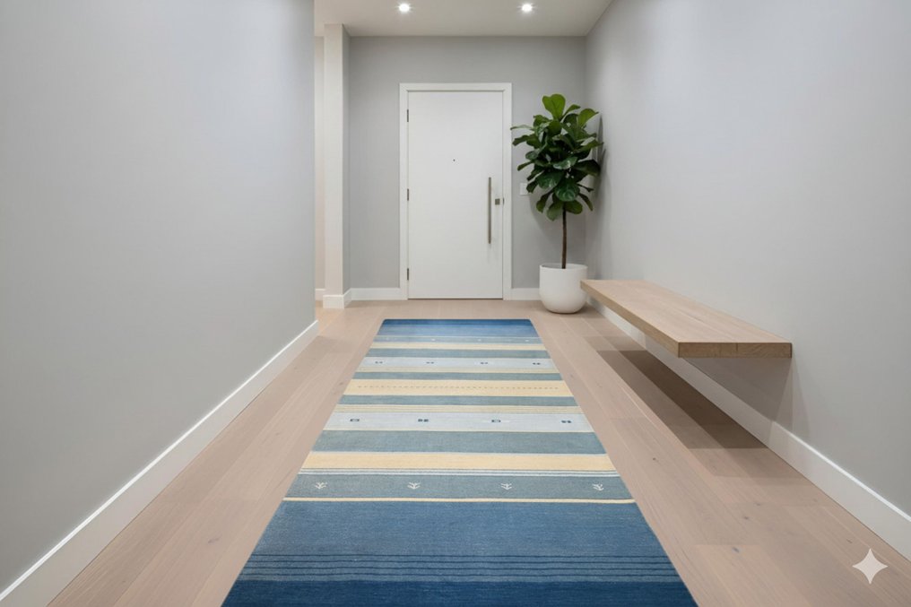 Soft striped Gabbeh - Rug - 310 cm - 80 cm - unused condition #2.1