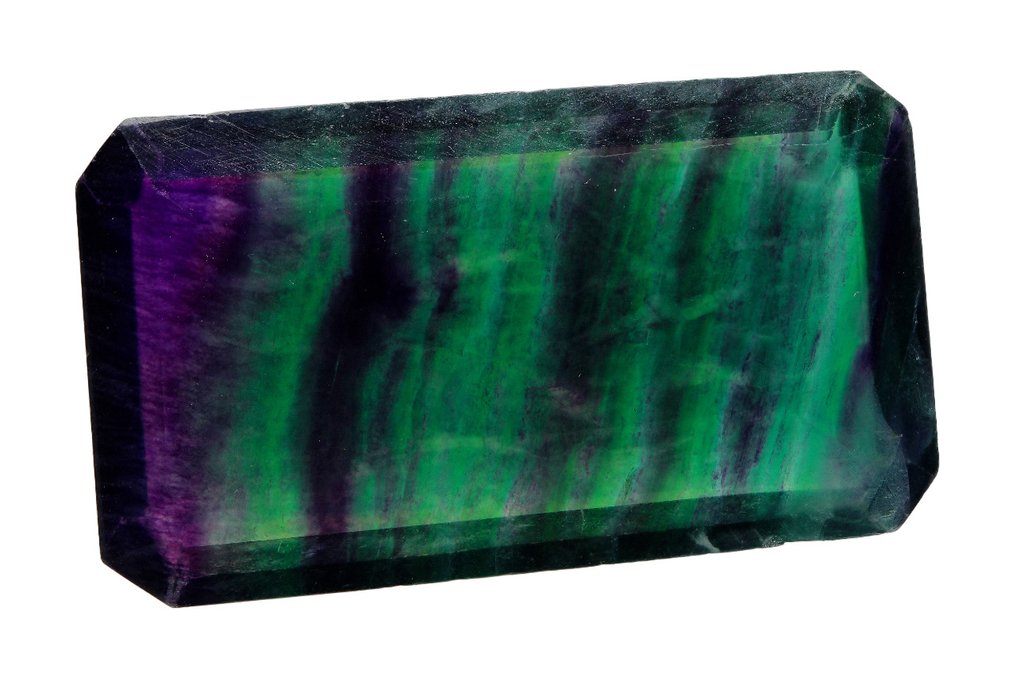 绿色, 紫罗兰色 萤石  - 63.61 ct - 西班牙宝石学院（IGE） #3.2