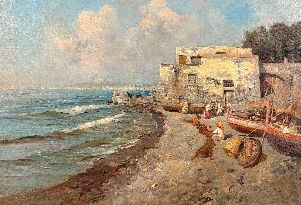 Luigi Bertolingrande (1912-1965) - Preparazione delle reti #1.0