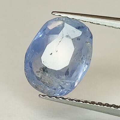 蓝色 蓝宝石  - 3.33 ct - 安特卫普宝石检测实验室（ALGT） - 无加热 #2.1