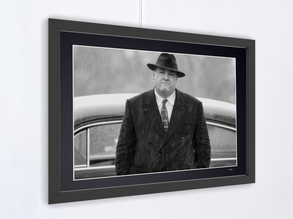 James Gandolfini - "All The King's Men " 2006 - Fine Art Photography - Luxury Wooden Frame 70X50 cm - Limited Edition 01 of 30 - Serial 20419 - Original Certificate (COA), Hologram - 100% New. Shipping Reduction from 3 items #4.3