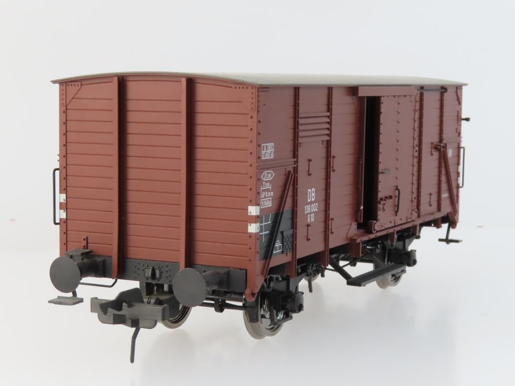 Lenz 0 - 42210-10 - 模型貨運火車 (1) - 2-Assige 关闭式车辆 G10 型 - DB #1.0