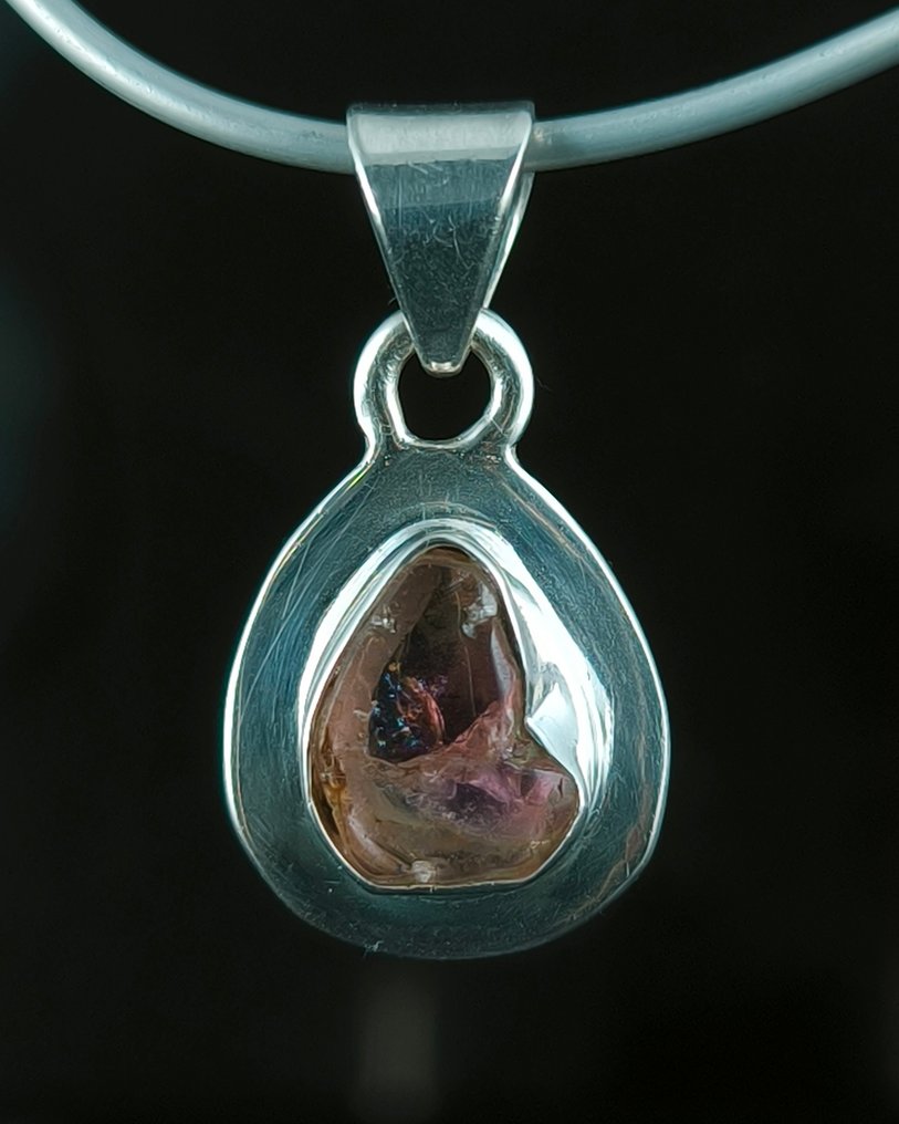 電氣石 - 銀 - 墜飾 #2.1