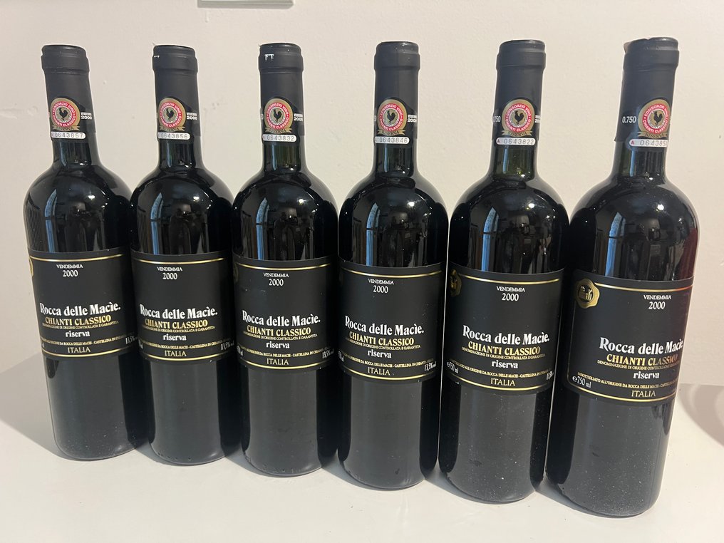 2000 Rocca delle Macie - Chianti Classico Riserva - 6 Bottles (0.75L) #1.0